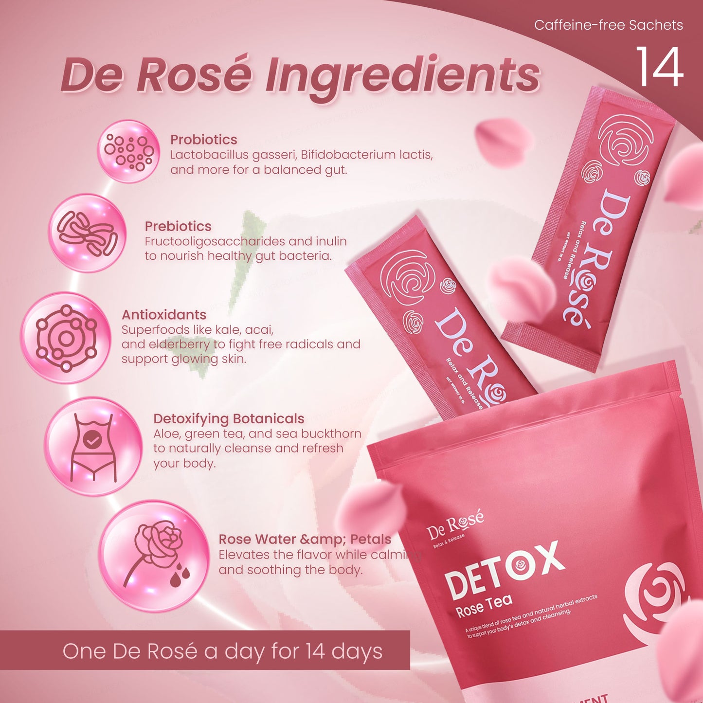 De Rosé - Detox tea